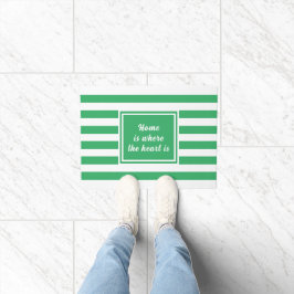 Felpudo Verde mar & Raya Blanca Personalizado