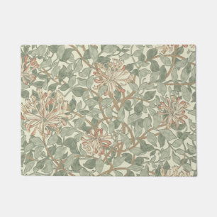 Felpudo Verde Suave Vintage William Morris Honeysuckle
