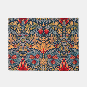Felpudo Versión roja de William Morris Snakeshead