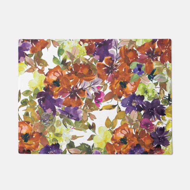 Felpudo Vestido de verano floral (Anverso)