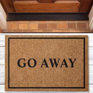 Felpudo Vete Introvertido Personalizado Funny Doormat