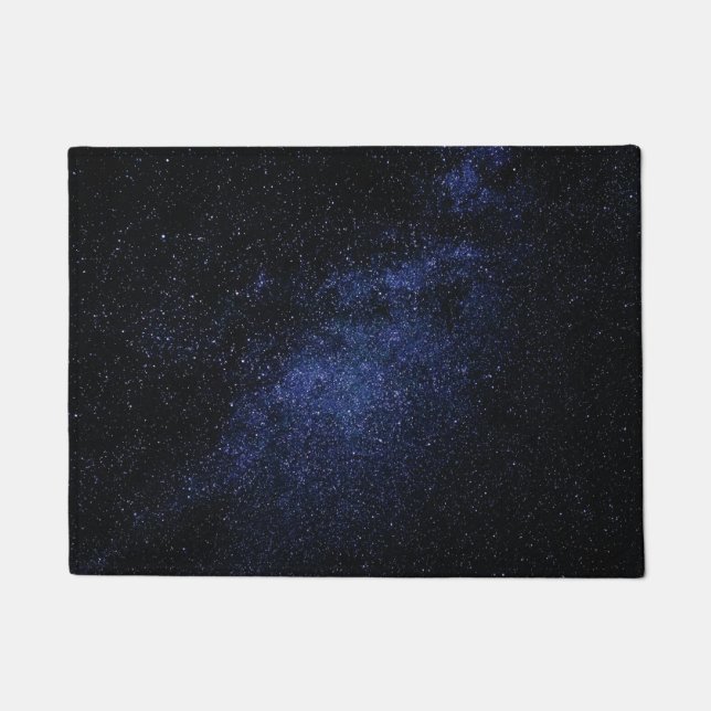 Felpudo Vía Láctea por la noche estrellada (Anverso)