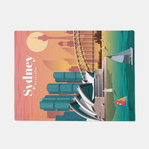 Felpudo Viajes De Arte De Viaje A Sydney Australia