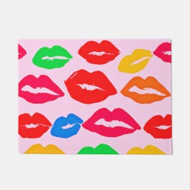 Felpudo Vibrante besada por el patrón de colores