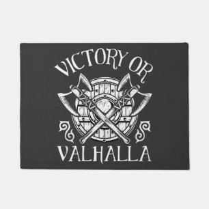 Felpudo Victoria o Valhalla - Escudo y hacha