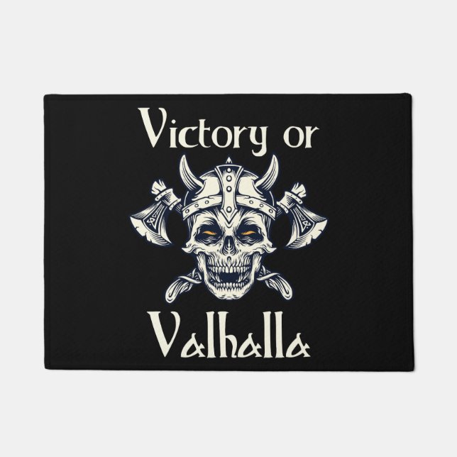 Felpudo Victoria o Valhalla - Skull (Anverso)