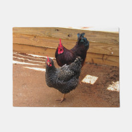 Felpudo Vida de granja - Pollos Doormat