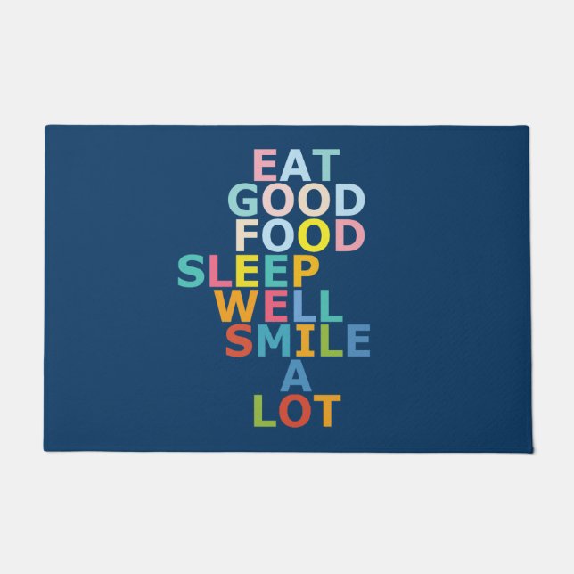 Felpudo Vida feliz (Anverso)