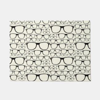 Felpudo Vidrios retros del friki Nerdy enrrollado de moda