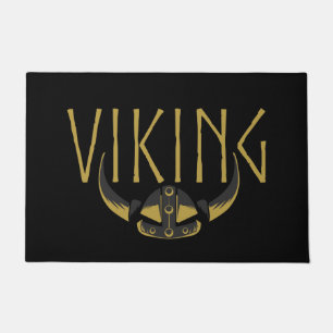 Felpudo Viking Horned Helmet Doormats