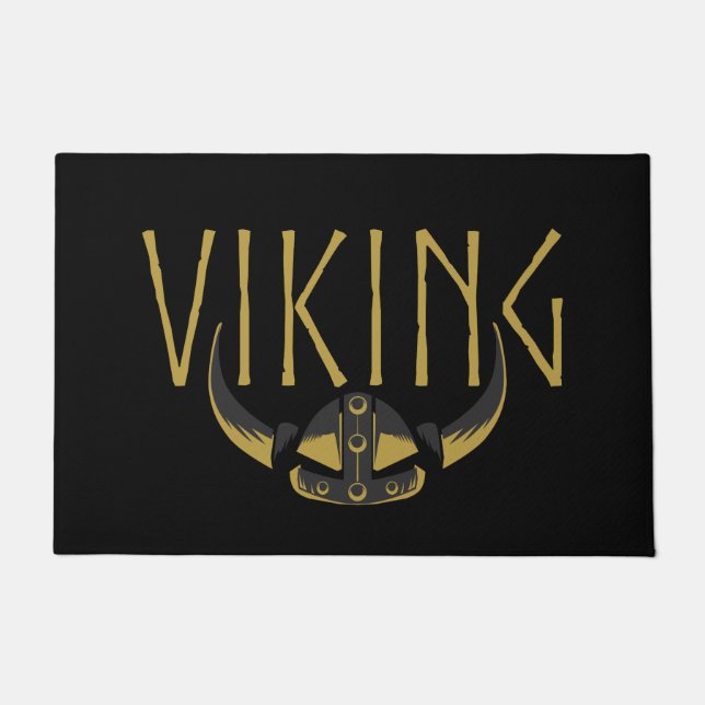 Felpudo Viking Horned Helmet Doormats (Anverso)