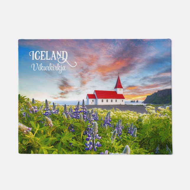 Felpudo Vikurkirkja, Islandia (Anverso)