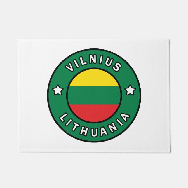 Felpudo Vilnius Lituania (Anverso)