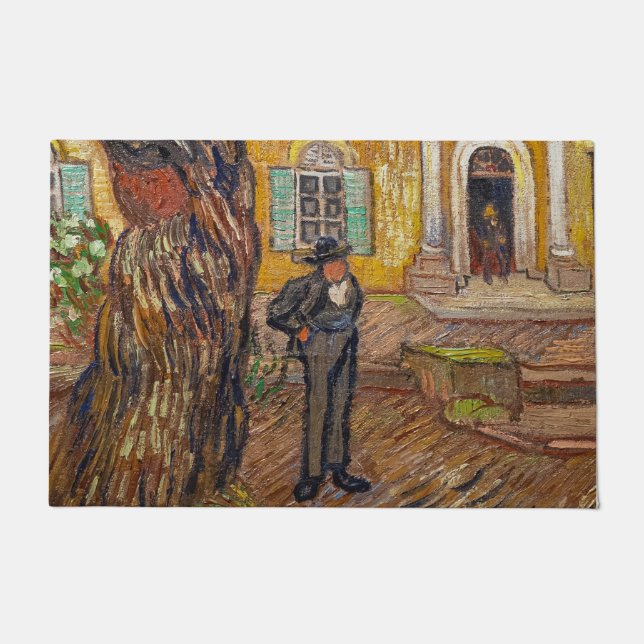 Felpudo Vincent Van Gogh - Asilo de Saint-Paul en Saint-Re (Anverso)