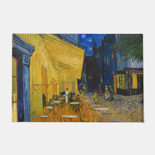 Felpudo Vincent van Gogh - Cafe Terrace de noche