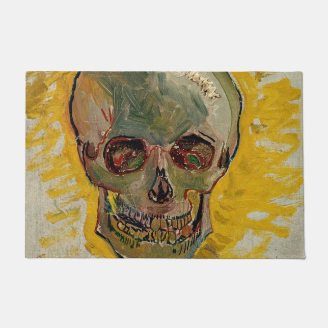 Felpudo Vincent van Gogh - Calavera 1887 #2 (Anverso)