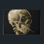 Felpudo Vincent van Gogh - Calavera con cigarrillo en llam<br><div class="desc">Cabeza de un Skeleton con un cigarrillo en llamas / Calavera con cigarrillo en llamas / Crane de squelette fumant une cigarrillo - Vincent van Gogh,  1885</div>