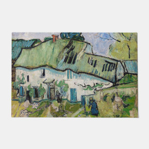 Felpudo Vincent van Gogh - Casa de campo con dos figuras