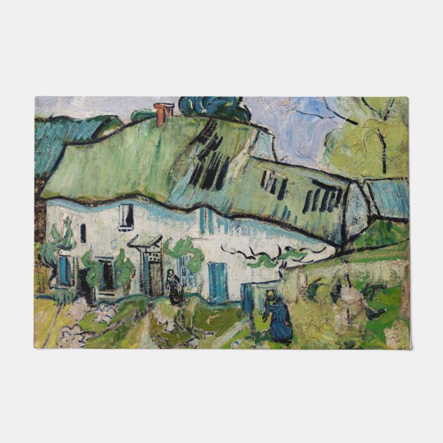 Felpudo Vincent van Gogh - Casa de campo con dos figuras (Anverso)