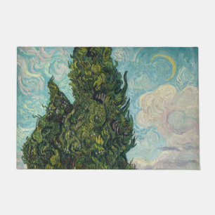 Felpudo Vincent van Gogh - Cypresses
