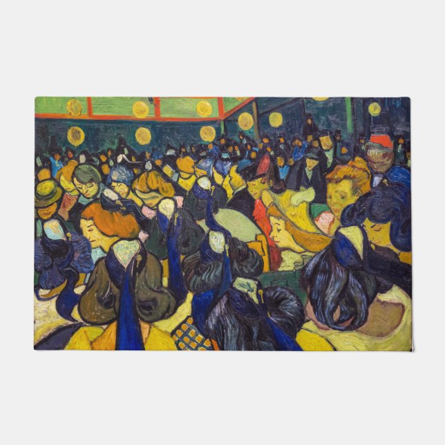 Felpudo Vincent van Gogh - El salón de baile de Arles (Anverso)