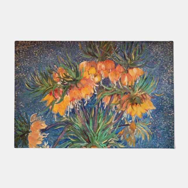 Felpudo Vincent van Gogh - Fritillaries imperiales (Anverso)