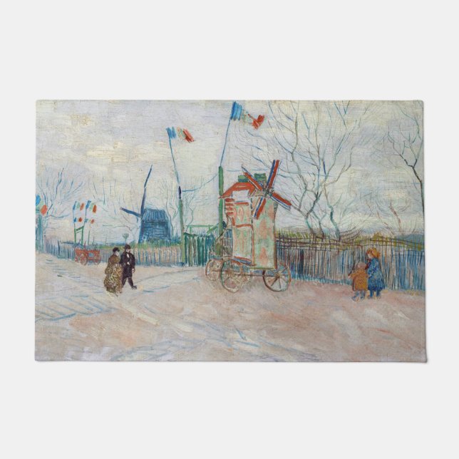 Felpudo Vincent van Gogh - Impasse des Deux Freres (Anverso)