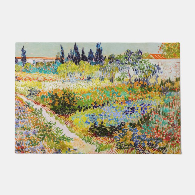 Felpudo Vincent van Gogh - Jardín de Arles (Anverso)