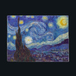 Felpudo VINCENT VAN GOGH - Noche estrellada 1889<br><div class="desc">VINCENT VAN GOGH - Noche estrellada 1889Óleo sobre lienzo</div>