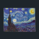 Felpudo VINCENT VAN GOGH - Noche estrellada 1889<br><div class="desc">VINCENT VAN GOGH - Noche estrellada 1889Óleo sobre lienzo</div>