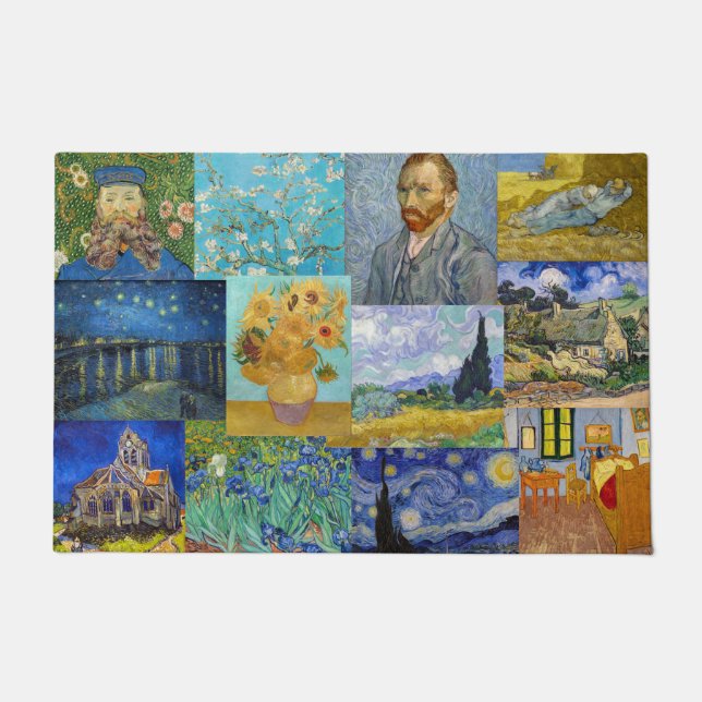 Felpudo Vincent Van Gogh - Obra maestra (Anverso)