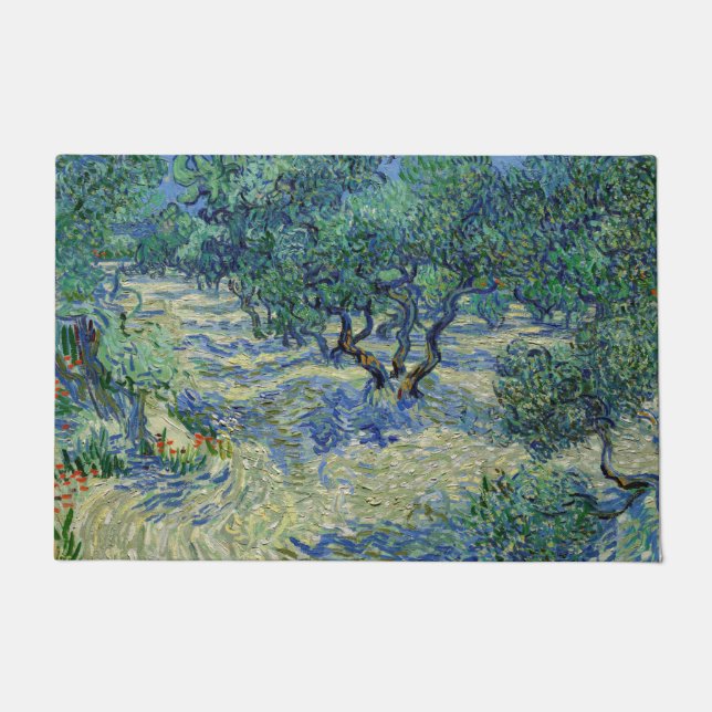 Felpudo Vincent van Gogh - Olive Orchard (Anverso)