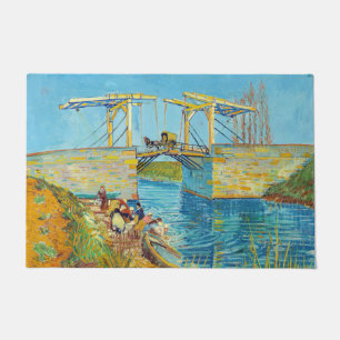 Felpudo Vincent van Gogh - Puente Langlois en Arles #1