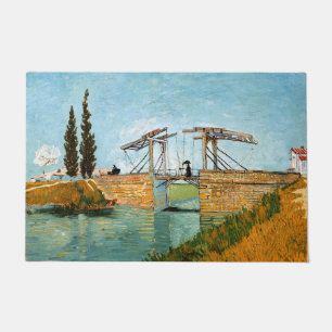 Felpudo Vincent van Gogh - Puente Langlois en Arles #3