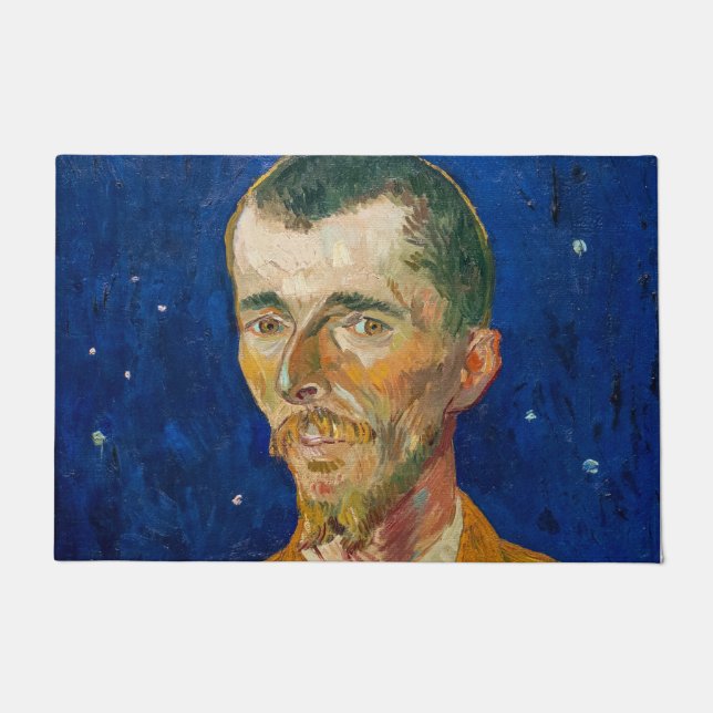 Felpudo Vincent Van Gogh - Retrato de Eugene Boch, Arles (Anverso)