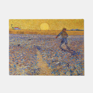 Felpudo Vincent van Gogh - Sower with Setting Sun