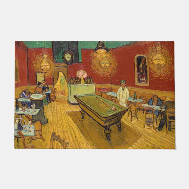 Felpudo Vincent van Gogh - The Night Cafe (Anverso)