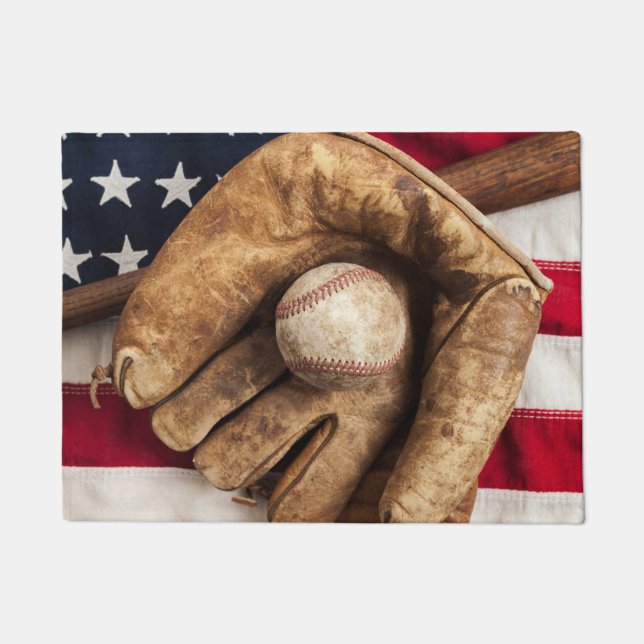 Felpudo Vintage Baseball (Anverso)