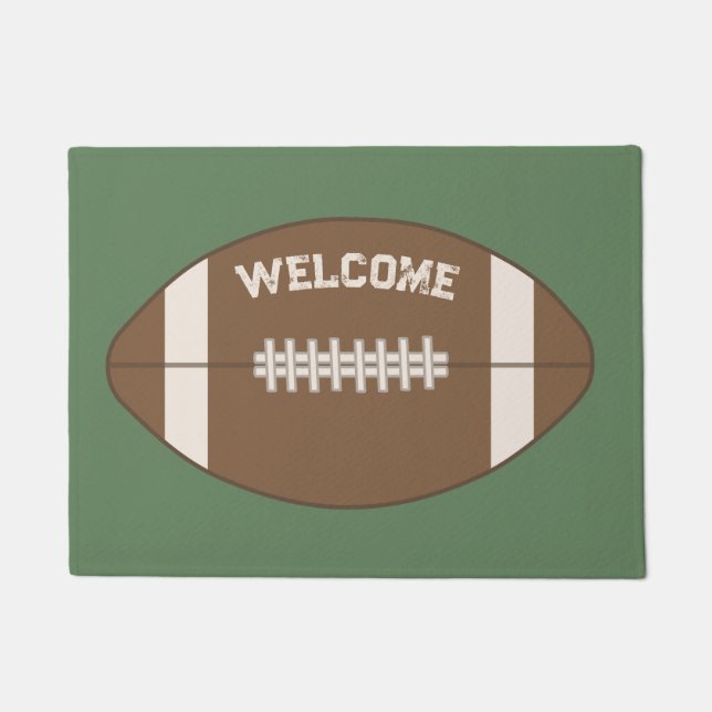 Felpudo Vintage Football Welcome Doormat Rug (Anverso)