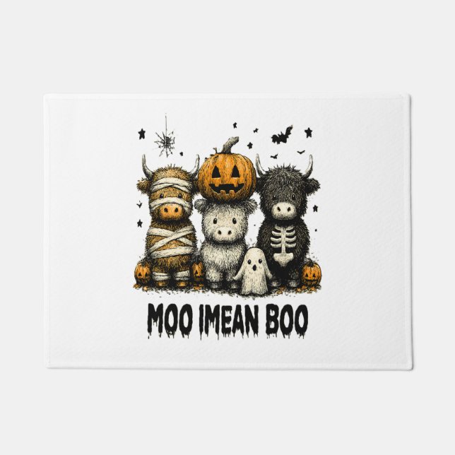 Felpudo Vintage Halloween Bull Sheet (Anverso)