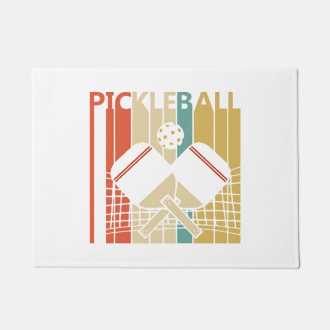 Felpudo Vintage Retro Pickleball (Anverso)