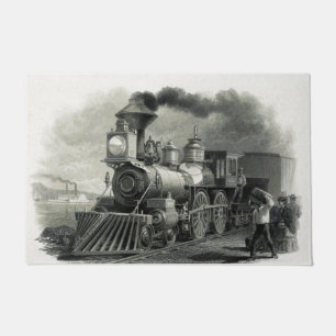 Felpudo Vintage Steam Train