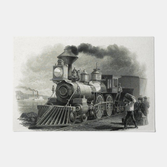 Felpudo Vintage Steam Train (Anverso)