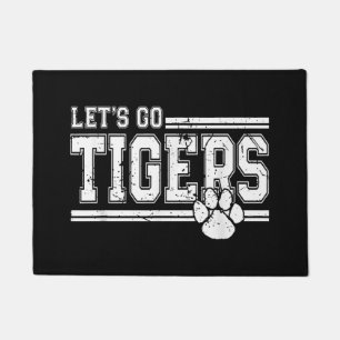Felpudo Vintage Tigers School Sports Name Retro