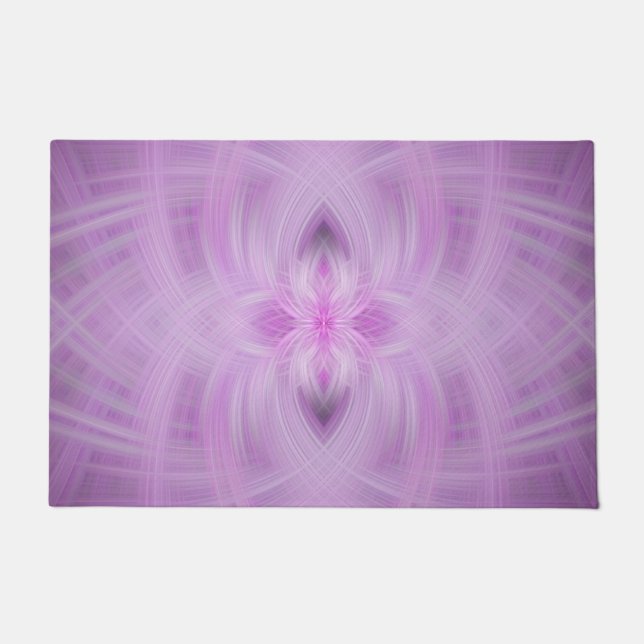 Felpudo VIOLET - Arte fractal - (Anverso)