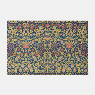 Felpudo Violeta brillante y Columbina (por William Morris)