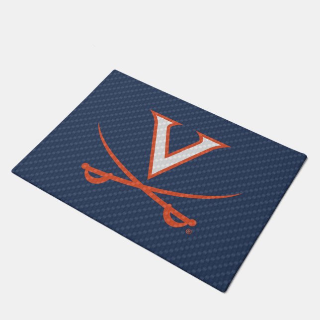 Felpudo Virginia Cavaliers Carbon Fiber (Angular)