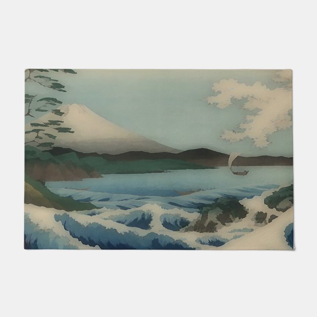 Felpudo Vista del mar desde Satta Point (Anverso)