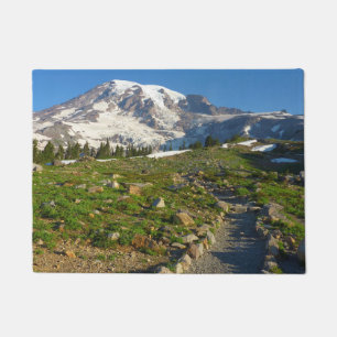 Felpudo Vista del sendero Skyline del Monte Rainier