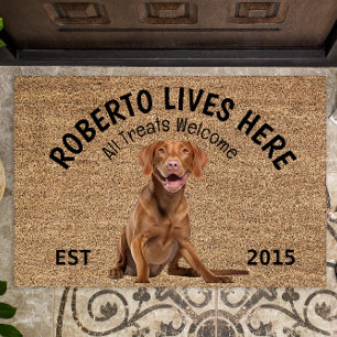 Felpudo Vizsla Personalizada Doormat Lover